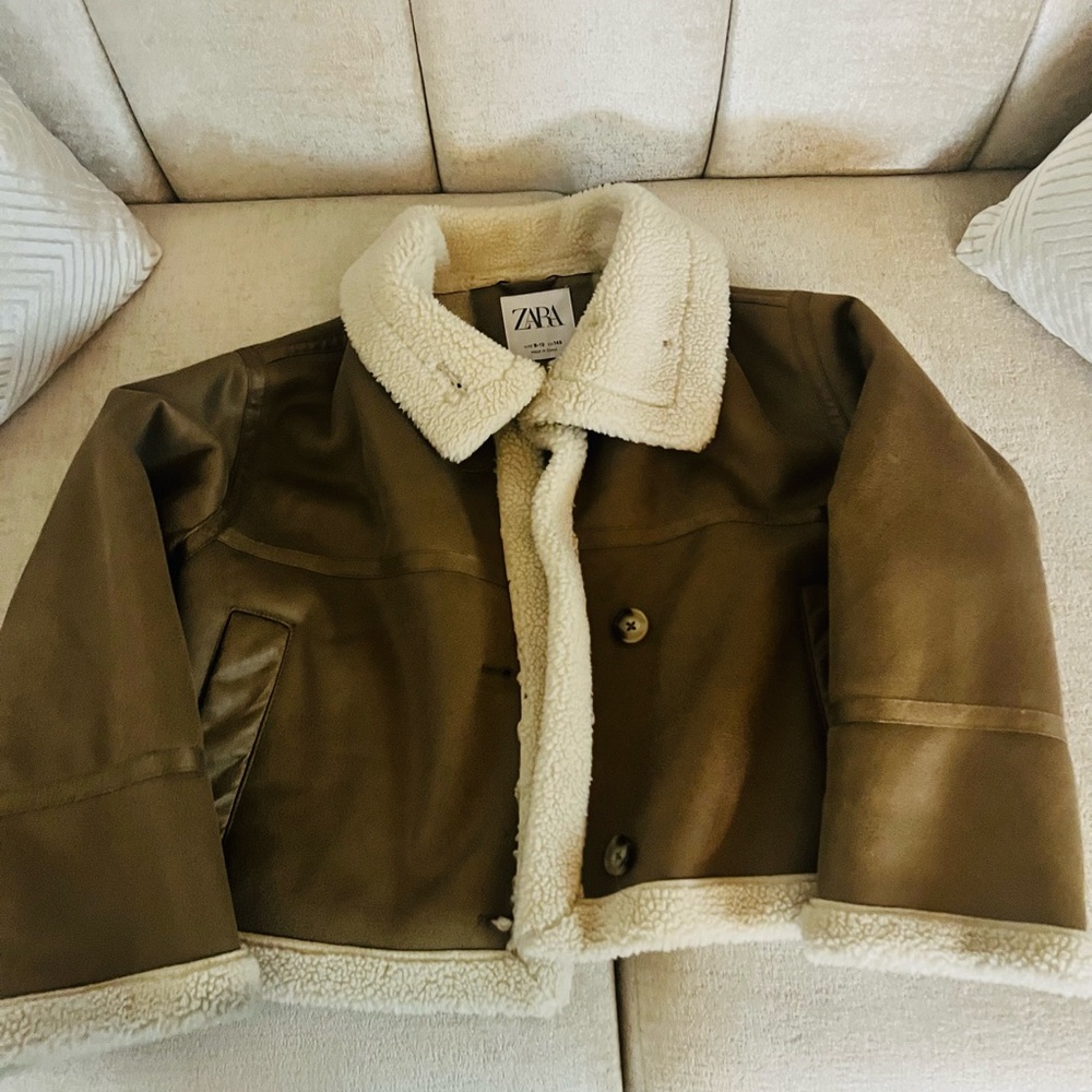 Zara faux shearling gils jacket
